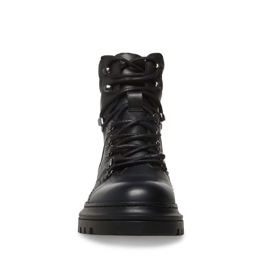 Botines Steve Madden Monty Cuero Hombre Negras | ES RY8E34